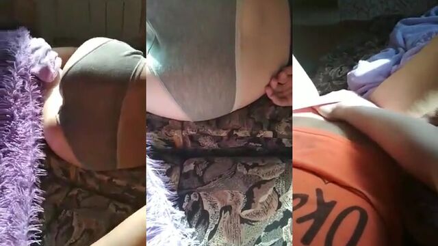Two Russian lesbian teens are having fun together on Periscope