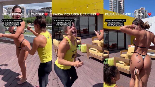 Patrícia Parada's body is in perfect fitness shape