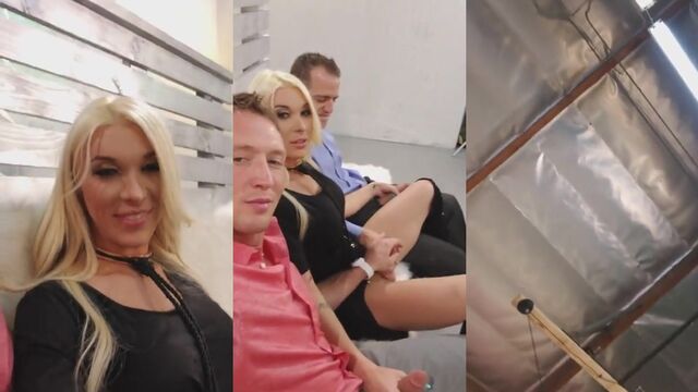 Cute girl Aubrey Kate fucks with a guy in a video