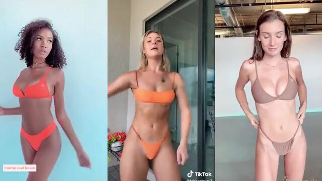 Bikini try on haul compilation video for sexy ladies