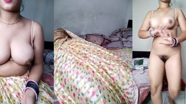 Big desi boobs action with a hot bhabhi in a steamy scene