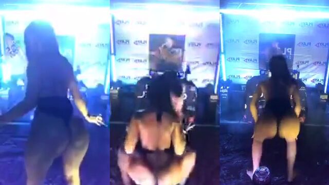 Blonde beauty Taty Maya getting fucked on a cam show