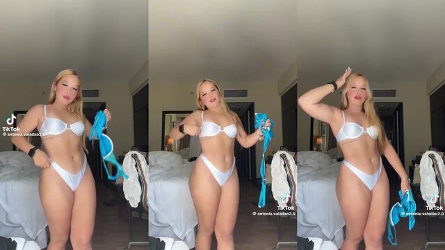 A man was caught and caressed by a beautiful girl in a steamy encounter