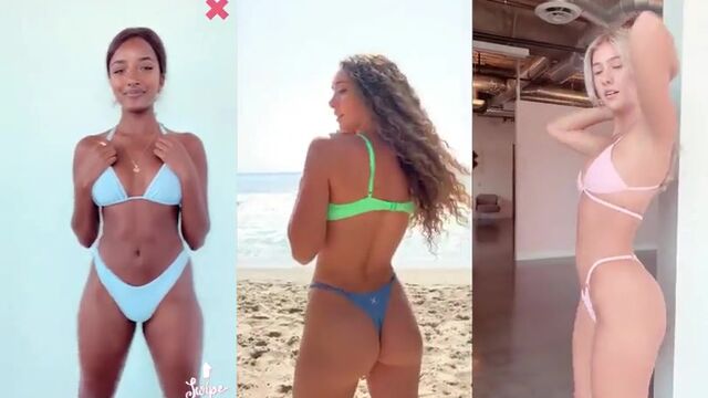 Hot try on haul with sexy bikinis 2020-10-29