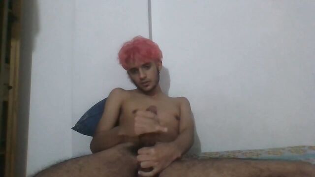 I'm just showing off my cock and balls with Samuel Rios