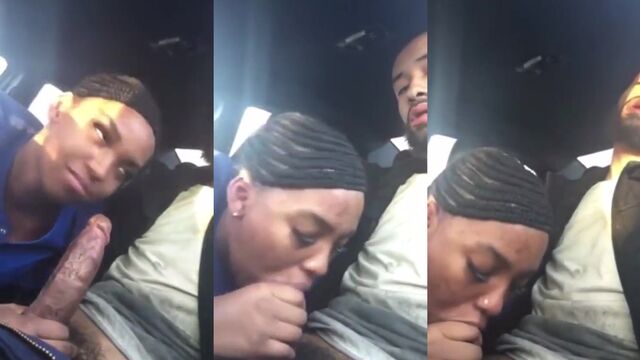 A hot girl sucks the dick of her beloved man