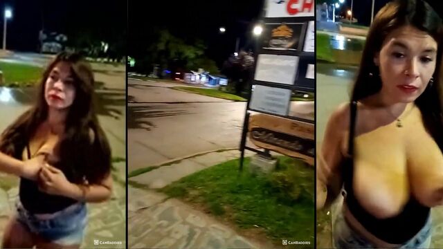 The girl was dared to have sex with a milf