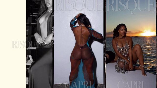 Capri Ware is a curvy black chick with a stunning body, 42FF