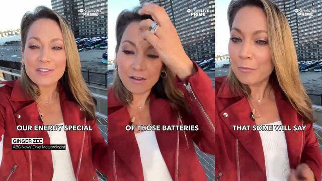 Ginger MILF babe Ginger Zee gets her pussy railed
