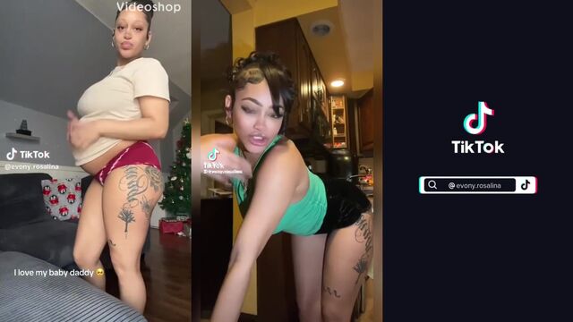 Rosalina is a slutty maid who loves to get fucked hard on Tik Tok