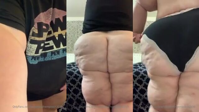Peach is a fat BBW who loves to fuck and show her huge ass