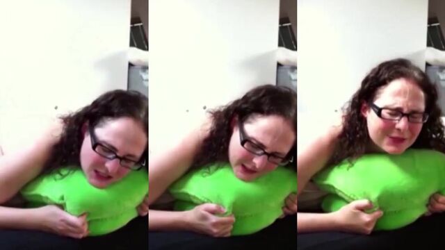 Sabine plays with her pussy and reaches several orgasms in a row