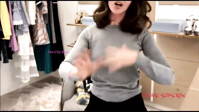 Shopping in public with a bare chest and no panties and a high dress