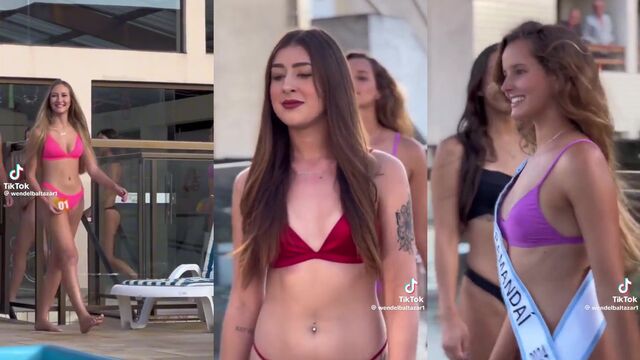 A beautiful woman has sex with her boyfriend on TikTok