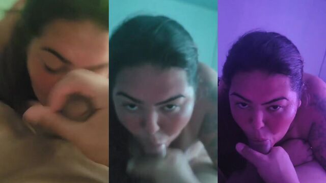 A chubby girl shows off her big ass and gets fingered with a dildo