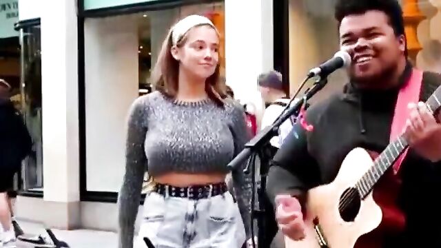 Shake those tits Allie, a hot boob shake video