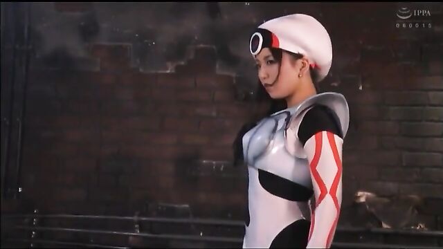 Jap villainess fucks a superhero in a thrilling parody porn