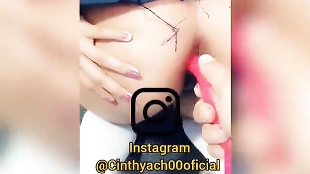 Latina woman Cinthya Campos gets fucked on the sofa in a steamy scene