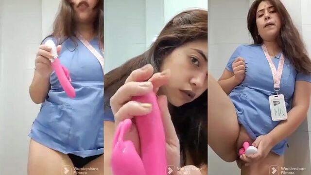 Hot doctor fucks her patient during a steamy consultation in the hospital bathroom