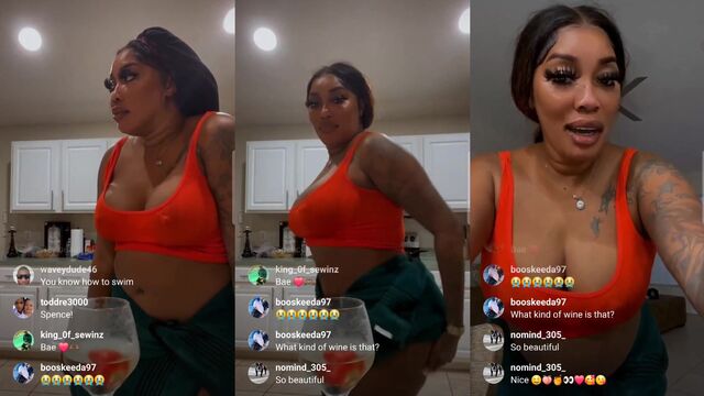 A man has an intense encounter on Instagram Live with a stunning woman