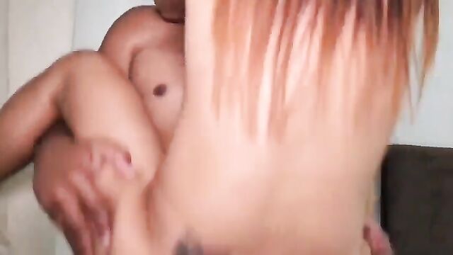 A man punished his girlfriend for being late, spanking her sexy ass