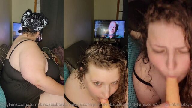 Huge belly and big tits action with SSBBW flair