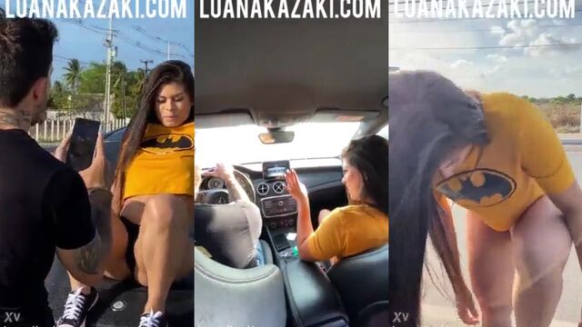 The mixture of sperm and juice from the young pussy of Luana Kazaki