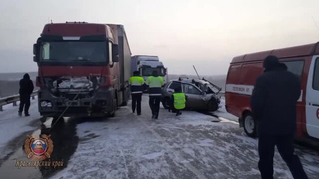 Трасса 30.11.2019 ЧП Красноярск