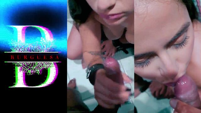 Blowjob with a stunning woman who loves to suck dick very much