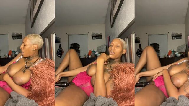 Ebony beauty gets her pussy railed hard and deep