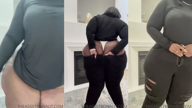 TheAssstronaut's big booty BBW scene features a big ass and intense action