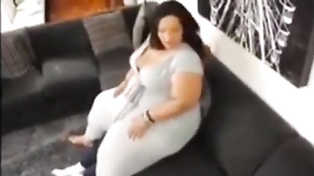 Bbw facesitting buttcrush ponyplay ride with intense action