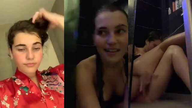 I went to take a bath and I got very excited