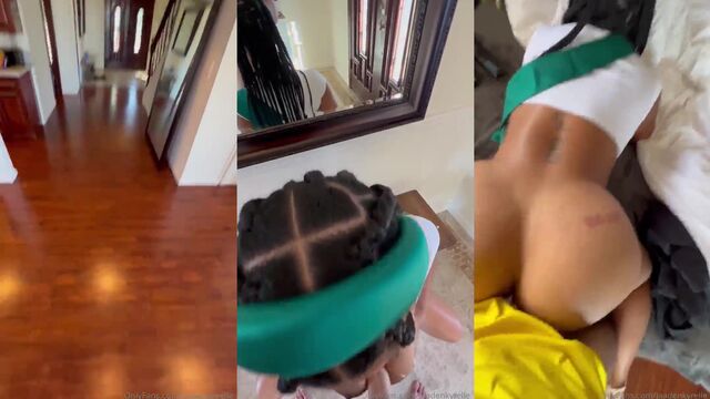 PAWG Kyrelle risks her health to get some attention from her neighbors