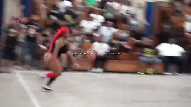 Bun buns and basketball skills in one hot video