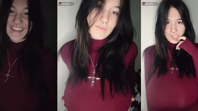 Tik Tok user flashes her body to her followers