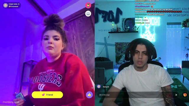 Bunch of bitches showing tits to the streamer Ķonvÿ