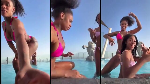A sexy woman is fucking in Dubai