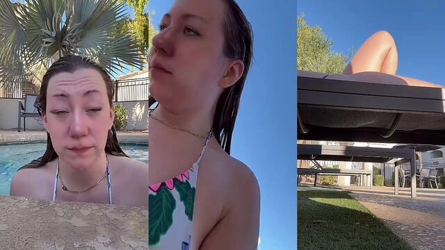The cutie fucked in her first live broadcast on Liveme