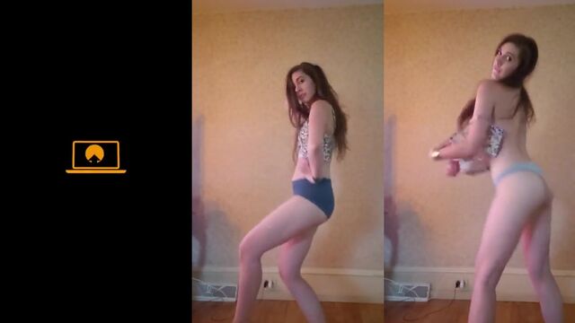 TheSweetestThing dances, strips, and pees with a playful, goth vibe