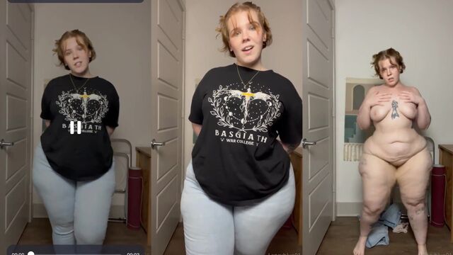 BBW Laney Joi gets her asshole gapped by a huge toy