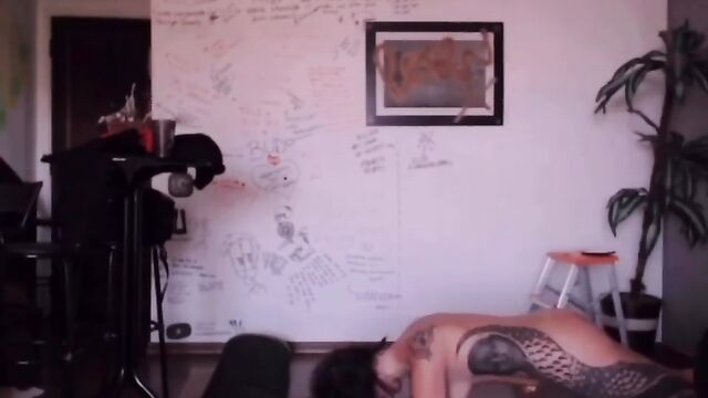 Redhead with dreads gets fucked hard in the ass