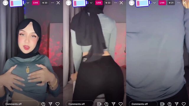 A rare video of a girl with big ass on Bigo