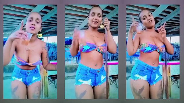 Low-income pimentinha in funk style