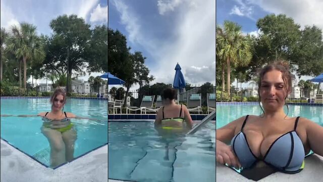 Big titty pornstar Sydney Alexis bounces on big cock in IG live show