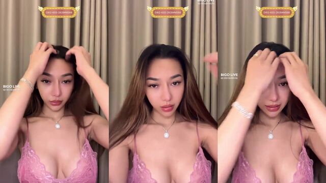 A sexy VJ performing live on Bigo