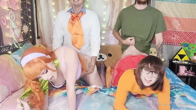 Scooby doo is fucked by a bunch of hard cocks