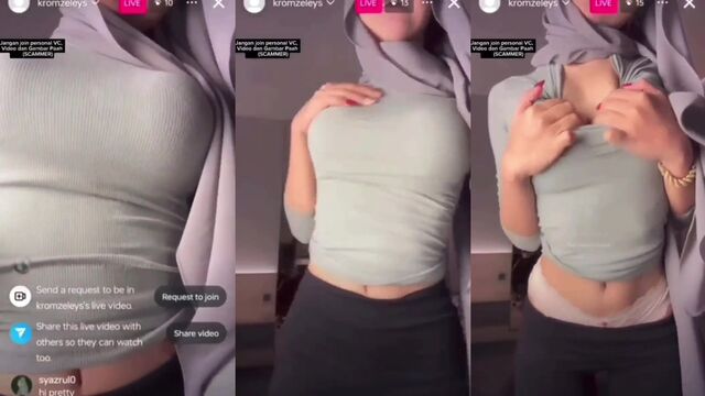 A sexy chat in public Bigo style