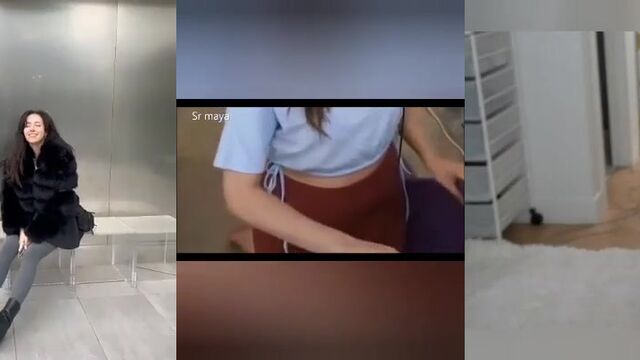 The hot girl has sex with her boyfriend in a passionate pose