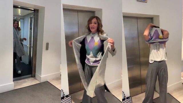 Hot British MILF Trinny Woodall in a steamy pokie goddess scene
